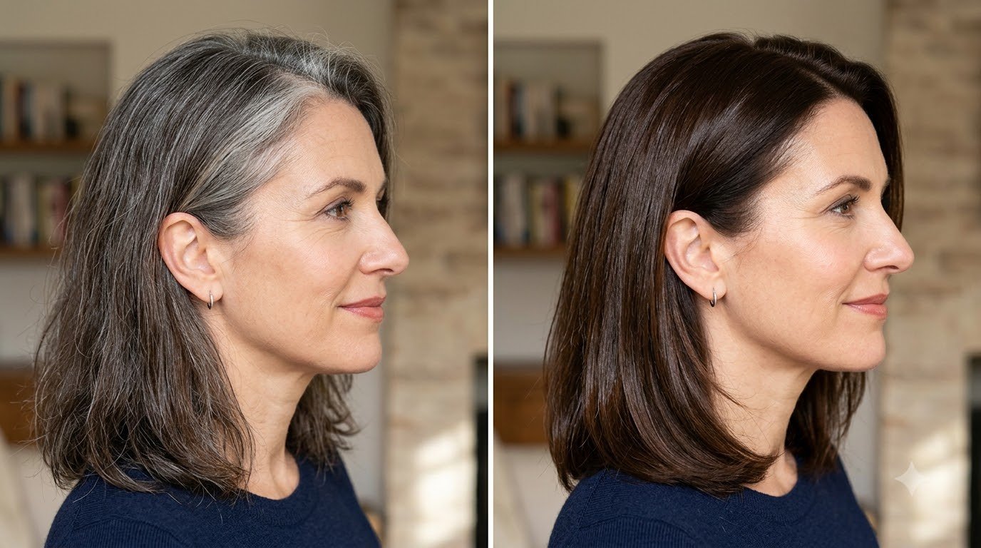 Hair color restoration